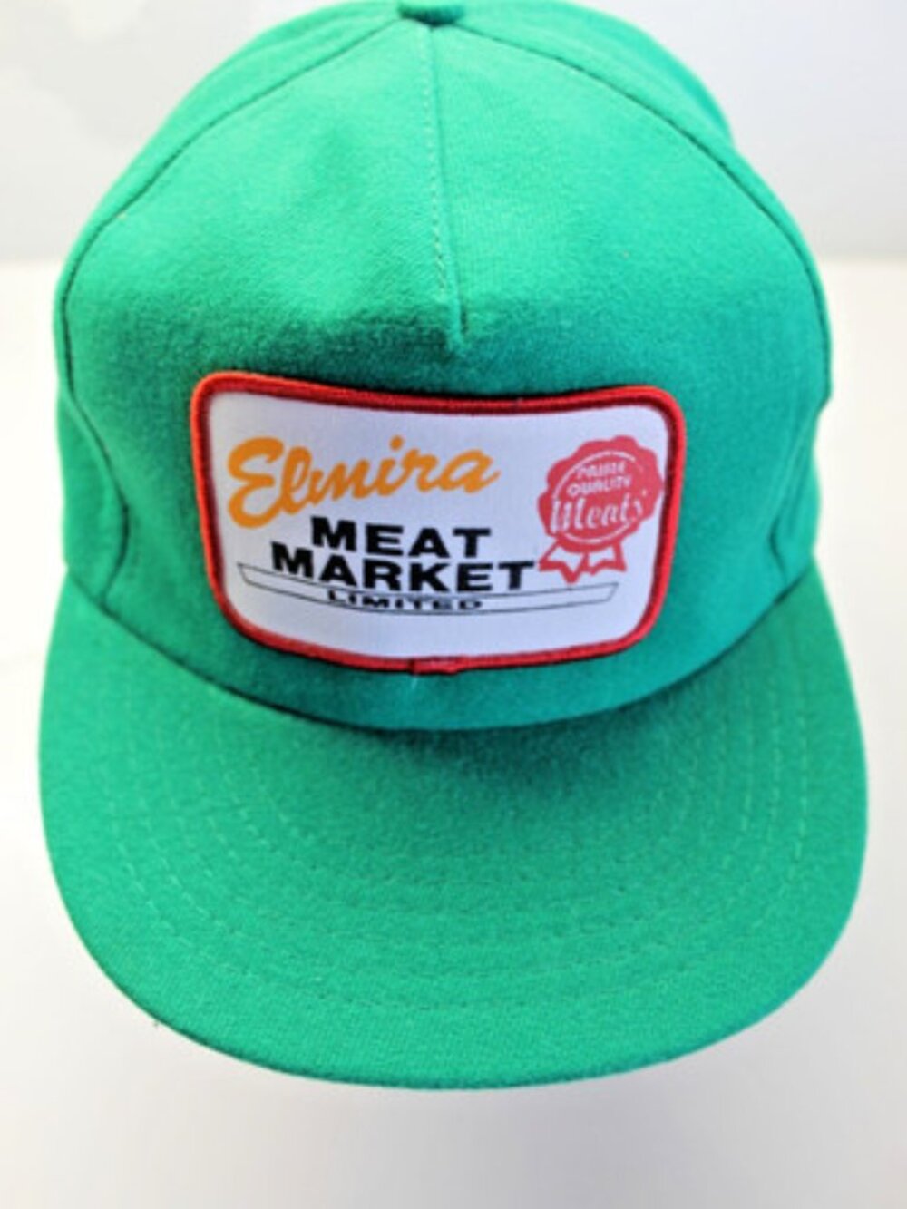 VINTAGE ELMIRA MEAT MARKET PRIME QUALITY MEATS PATCH ADJUSTABLE HAT